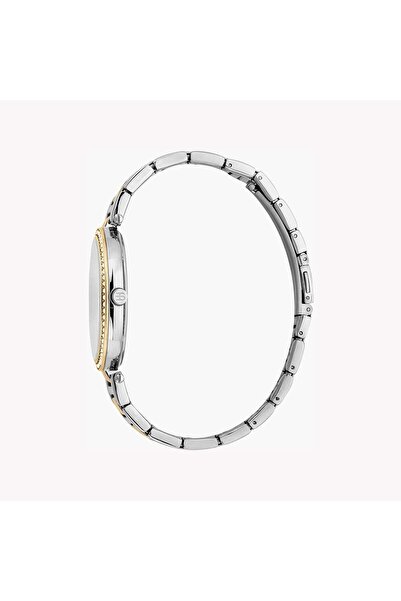 Esprit Women's Silver & Gold Stainless Steel Watch, Silver Dial | Es1l148m0025
