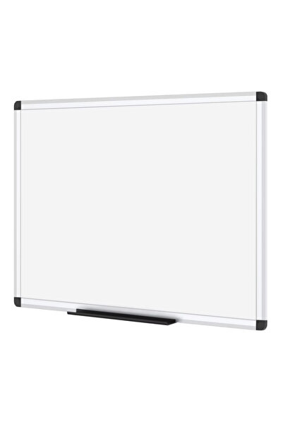 OEM Magnetic Board, White, VIZ-PRO 90x60 cm, Aluminum Frame, Sliding Tray, for Office, School, and Home