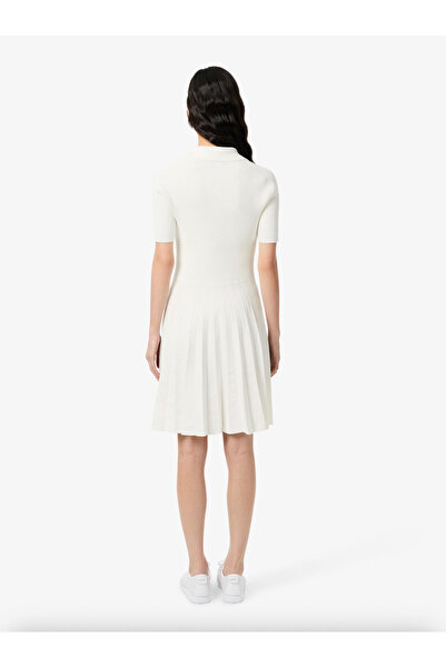 Lacoste Pleated Polo Collar Dress