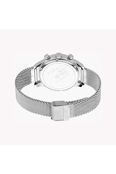 Esprit Men's Silver Stainless Steel Watch, Blue Dial | Es1g102m0015