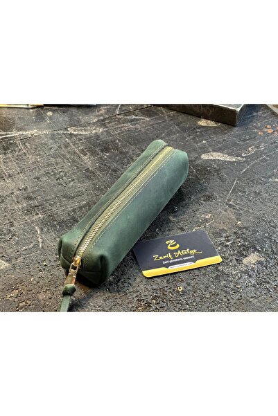 zarif atölye Leather Pencil Case Pen Holder
