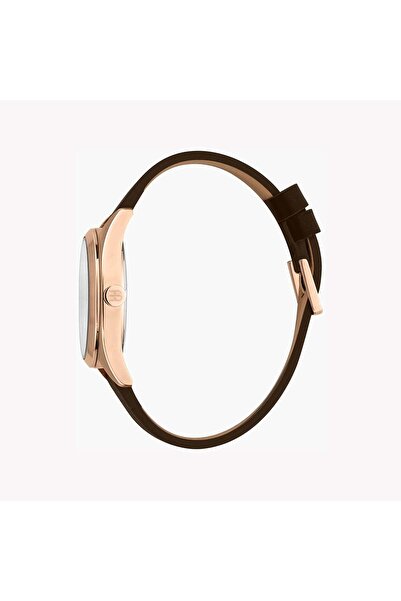 Esprit Men's Brown Leather Watch, Silver Dial | Es1g292m0035