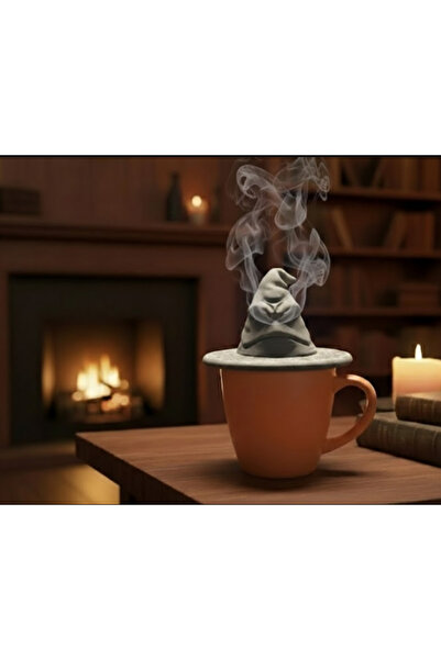 Kanem3D Cadı Şapkalı Bardak Üstü Kapatıcı / Soğuk Önleyici