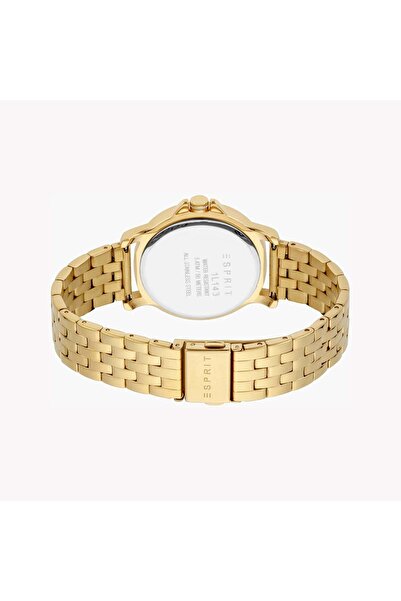 Esprit Women's Gold Stainless Steel Watch, Silver Dial | ES1L144M2045
