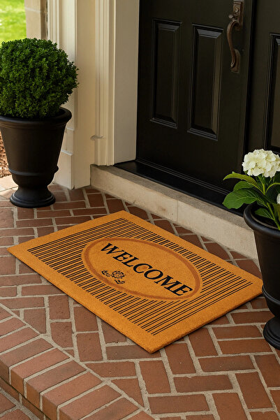 Valerine Life Velür Coco Textured Welcome Doormat for Front Door Outdoor 45X70Cm 27Ycm260103