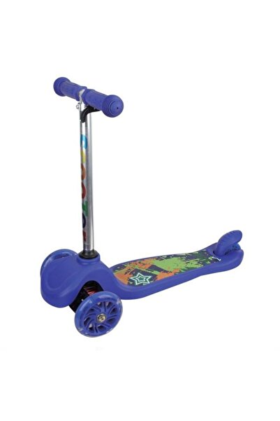 OEM Trotineta Bleu cu Roti cu LED reglabila pe 3 nivele Nu Necesita Asamblare...