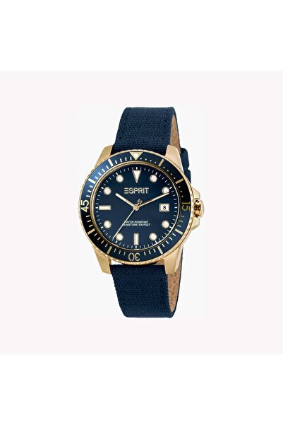 Esprit Men's Stainless Steel Blue Watch, Blue Dial | Es1g005m0045