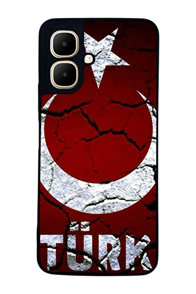 Aksel Kılıf متوافق مع Infinix Smart 10 مطبوع ، أسود غير لامع، سيليكون ناعم، و...