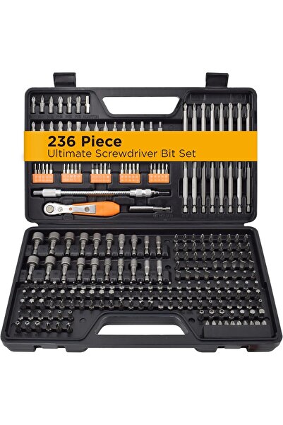 GENERIC4 مجموعة رؤوس مفكات جاكسون بالمر، ٢٣٦ قطعة (فولاذ عالي الكربون)