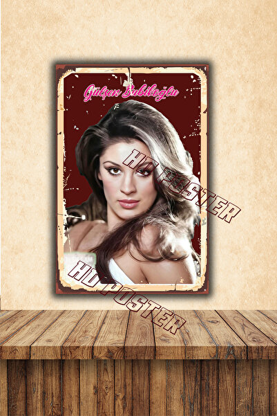 HD POSTER Yeşilçam Gülşen Bubikoğlu Temalı 20 x 30 CM MDF Duvar Tablosu