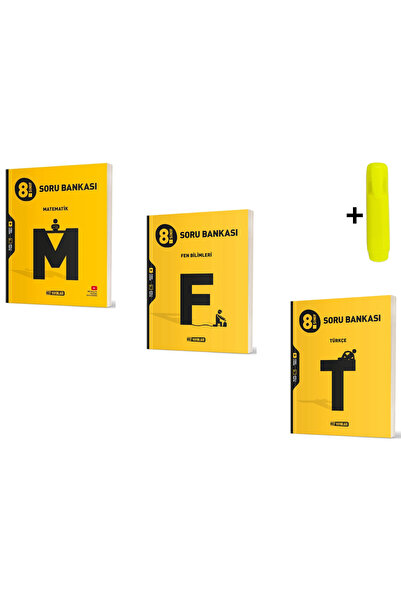 Hız Yayınları 8.Sınıf Matematik Fen Türkçe Soru Bankası Seti