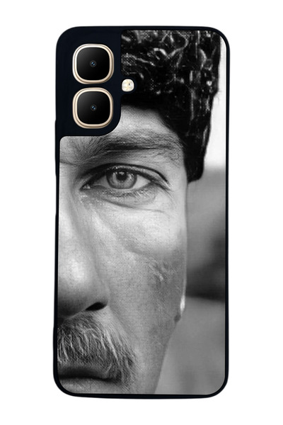 Aksel Kılıf متوافق مع Infinix Smart 10 مطبوع ، أسود غير لامع، سيليكون ناعم، و...