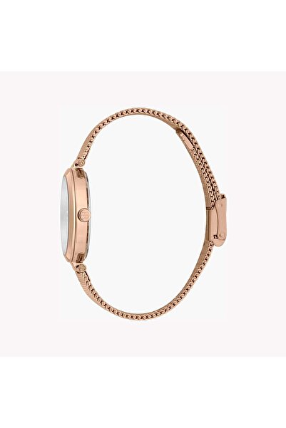 Esprit Women's Rose Gold Stainless Steel Watch, Silver Dial | Es1l155m0035