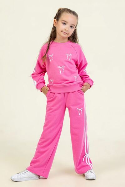 HAUSEkids Set pentru fetițe Ribbon Bliss 4-9 ani - Fuchsia