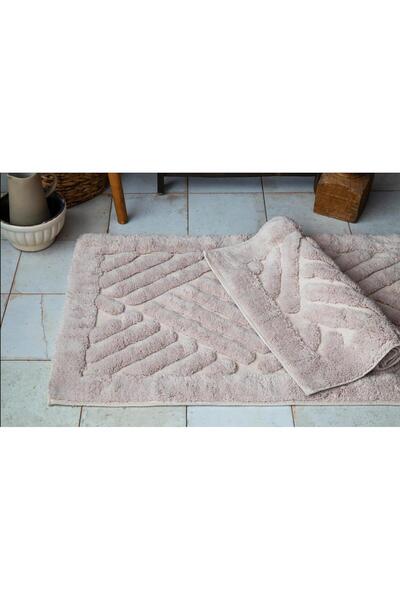 Apricitas HOME Ap 2-Pack Tiles Beige Bath Mat