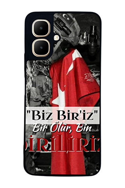 Aksel Kılıf متوافق مع Infinix Smart 10 مطبوع ، أسود غير لامع، سيليكون ناعم، و...