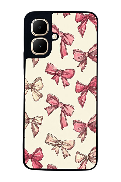 Aksel Kılıf متوافق مع Infinix Smart 10 مطبوع ، أسود غير لامع، سيليكون ناعم، و...