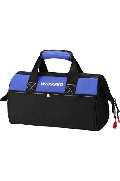 Workpro 33cm Tool Bag — Wide-Opening Tool Storage Bag with Internal Pockets