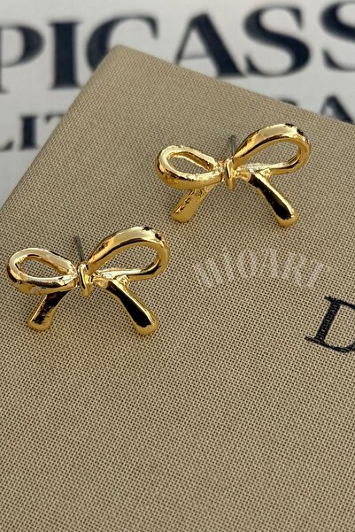 MioArt أقراط نسائية على شكل فيونكة