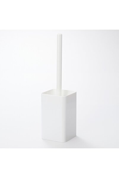 Muji Toilet Brush with Case, W 10 x D 10 x H 38 cm, White