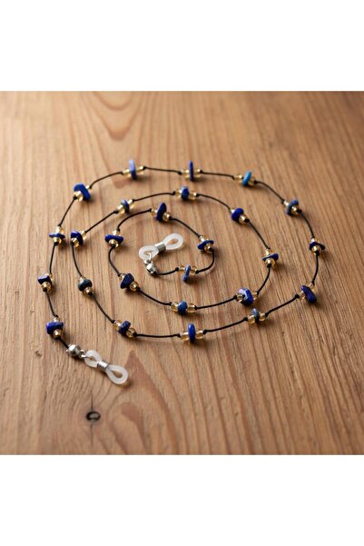 Taş Sandığı Natural Lapis Lazuli Stone Eyeglass Cord - Eyeglass Strap