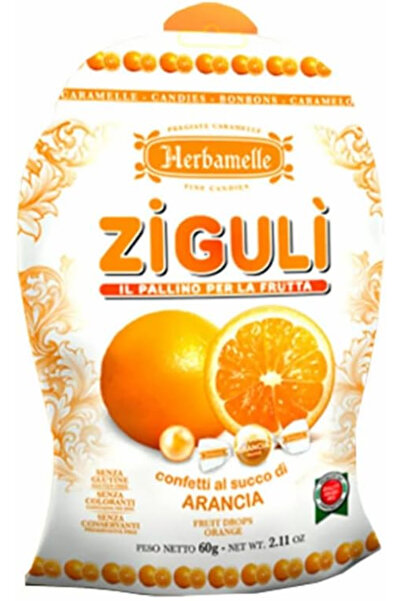 Caramell Herbamelle Caramelle Ziguli Orange 60g
