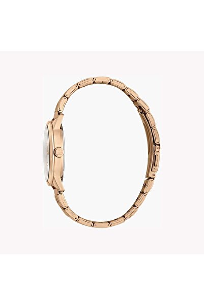 Esprit Women's Rose Gold Stainless Steel Watch, Silver Dial | ES1L276M1075