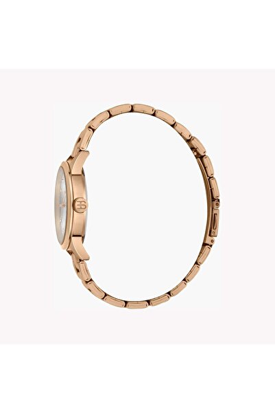 Esprit Women's Rose Gold Stainless Steel Watch, Silver Dial | Es1l123m0055