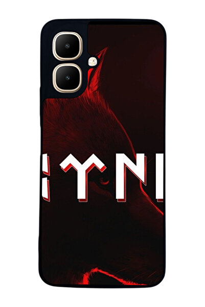 Aksel Kılıf متوافق مع Infinix Smart 10 مطبوع ، أسود غير لامع، سيليكون ناعم، و...