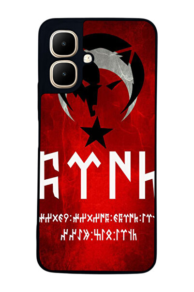 Aksel Kılıf متوافق مع Infinix Smart 10 مطبوع ، أسود غير لامع، سيليكون ناعم، و...