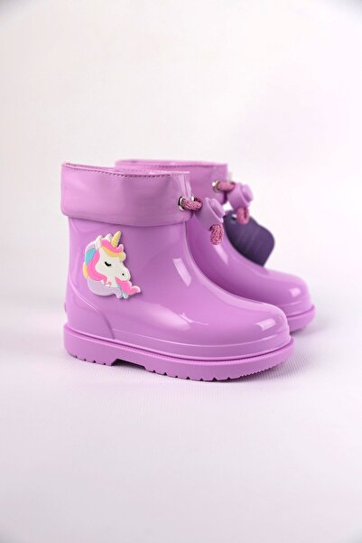 IGOR Bimbi Unicorn Rain Boots - Lila, Size 22-28
