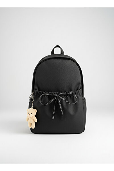 Lapiri Women's Bow Backpack School Daily Travel Stylish Design Bag & Laptop Compartment