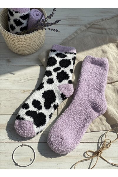 Çorap Kurdu 2-Piece Soft Scented Plush Sleeping Socks