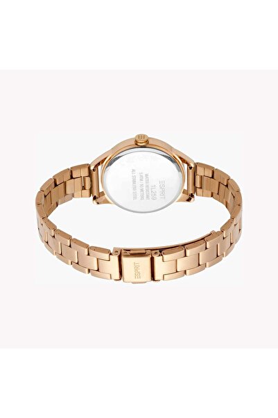 Esprit Women's Rose Gold Stainless Steel Watch, Silver Dial | Es1l170l0015
