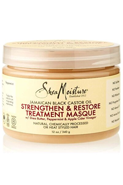 Moisturex زيت خروع أسود جامايكي قناع علاجي للتقوية والتجديد من شيا مويستشر , ...