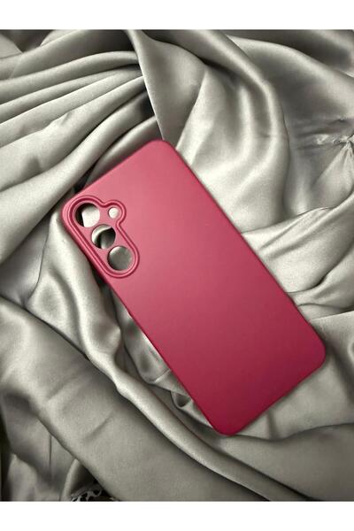 kalimera Samsung S24 Fe Compatible Silicone Velvet Inside Camera Protected Launch Phone Case