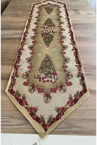 MYHOMEGOBLEN Tapestry Christmas Runner 35X145