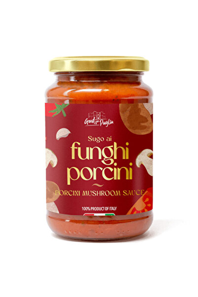 Pugliano Good Puglia Sugo Mushroom Porcini 340g