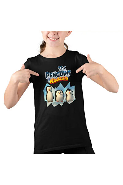 OEM Tricou Copii Fete Pinguinii din Madagascar Iceberg Bebe Team