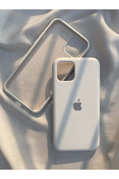 CaseKİdükkan Iphone 11 Uyumlu Içi Kadife Lansman Premium Kılıf - Beyaz