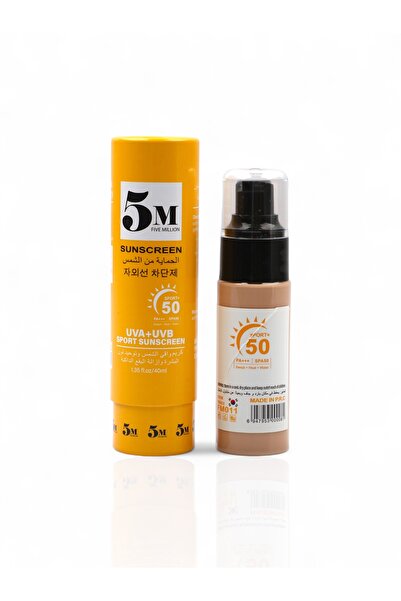 Million 5 Sunscreen and skin tone evening cream 40ml