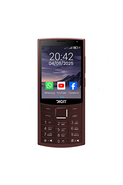 Digit Mobile Digit 4G Edge Dual SIM Digitos Feature phone | 2GB RAM, 16GB Storage, 3000mAh Battery, Camera