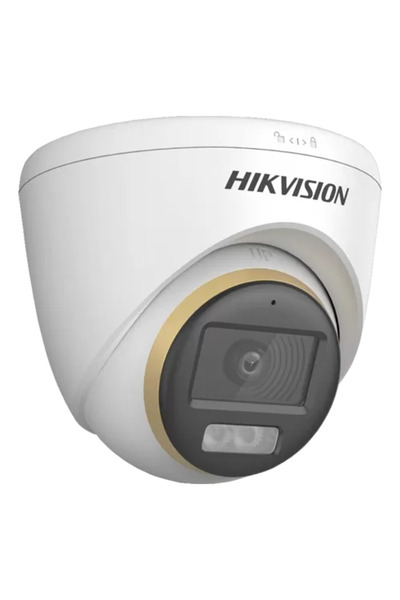 Hikvision DS-2CE72DF3T-LFS 2MP ColorVu, lumină duală, 2.8mm, IR/WL 40m, TVI/AHD/CVI/CVBS, microfon