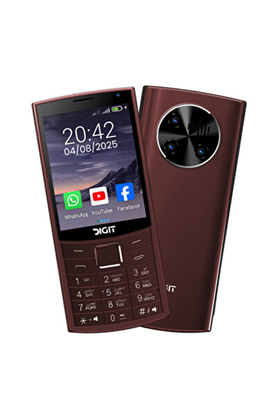 Digit Mobile Digit 4G Edge Dual SIM Digitos Feature phone | 2GB RAM, 16GB Storage, 3000mAh Battery, Camera