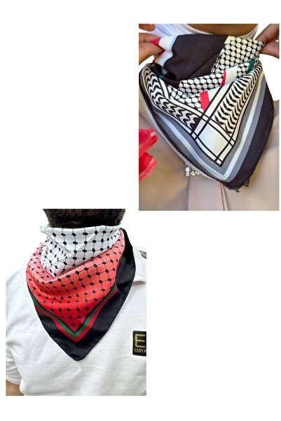 ALDAYER 2 Palestine Themed Scarf 50X50