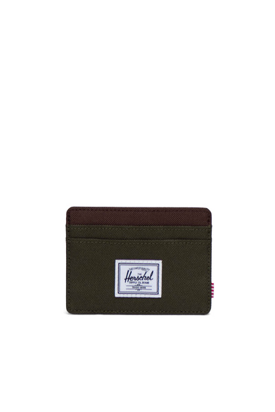 herschel Charlie Cardholder - Ivy Green/Chicory Coffee - OS Uniseks Зелений картхолдер - 30065-04488
