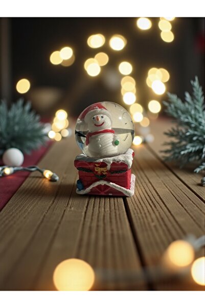 Bukiro كرة ثلجية لعيد الميلاد بتصميم سانتا كلوز مقاس 9×6 سم