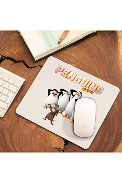 OEM Mousepad The Penguins of Madagascar Military Salute On Duty
