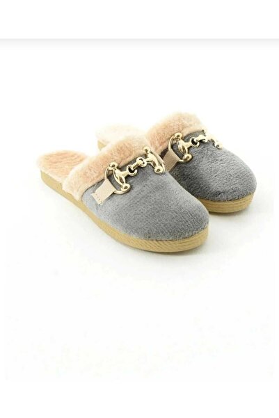 Rose Moon Buckle Women's Winter Casual Home Slippers