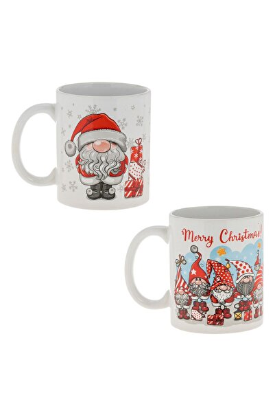 OEM Set of Christmas Ceramic Mugs Gnome Figures Model 330cm - 2pcs